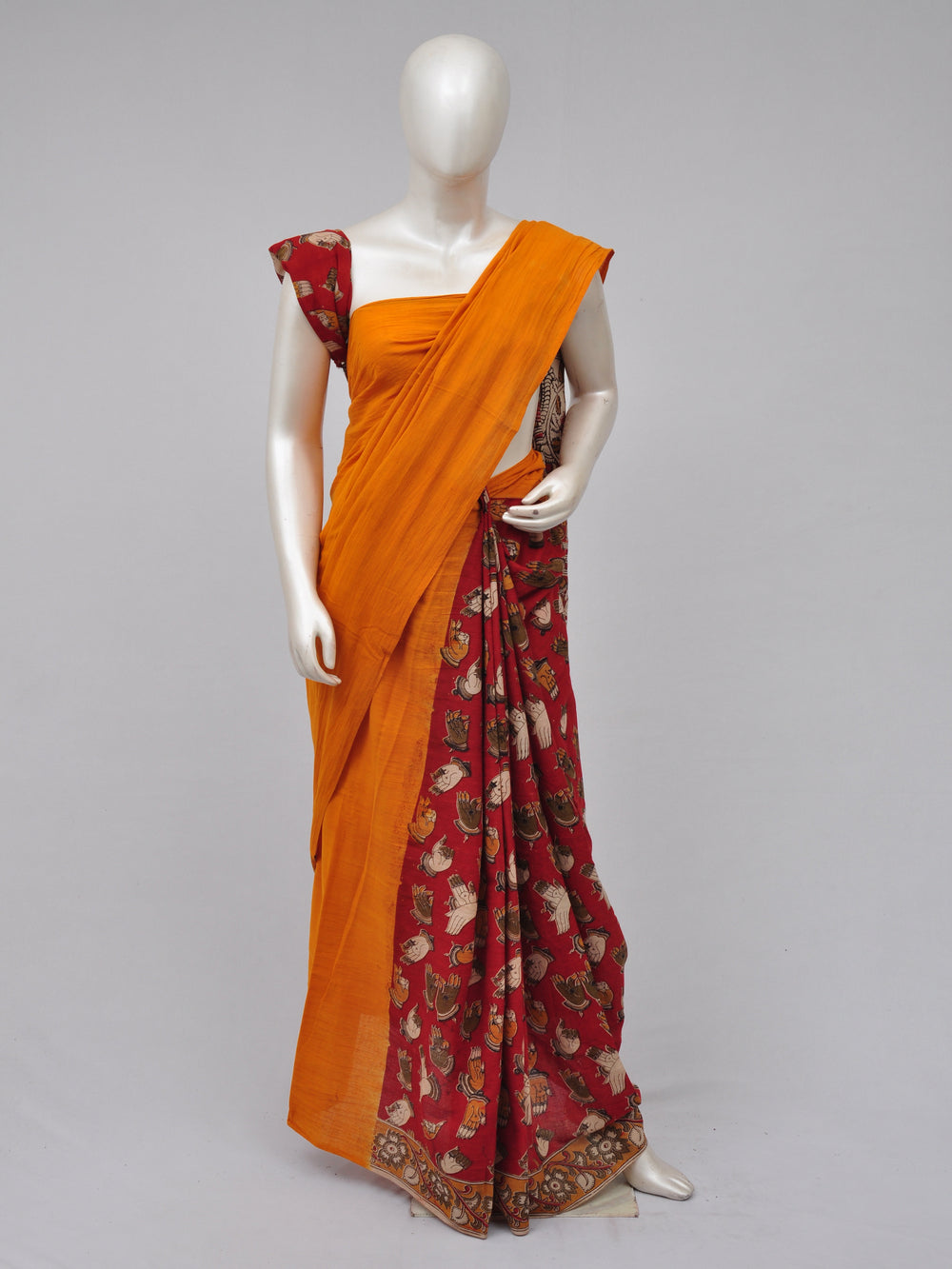 Kalamkari  Cotton Saree  [D70403003] - DressesForWomen.IN