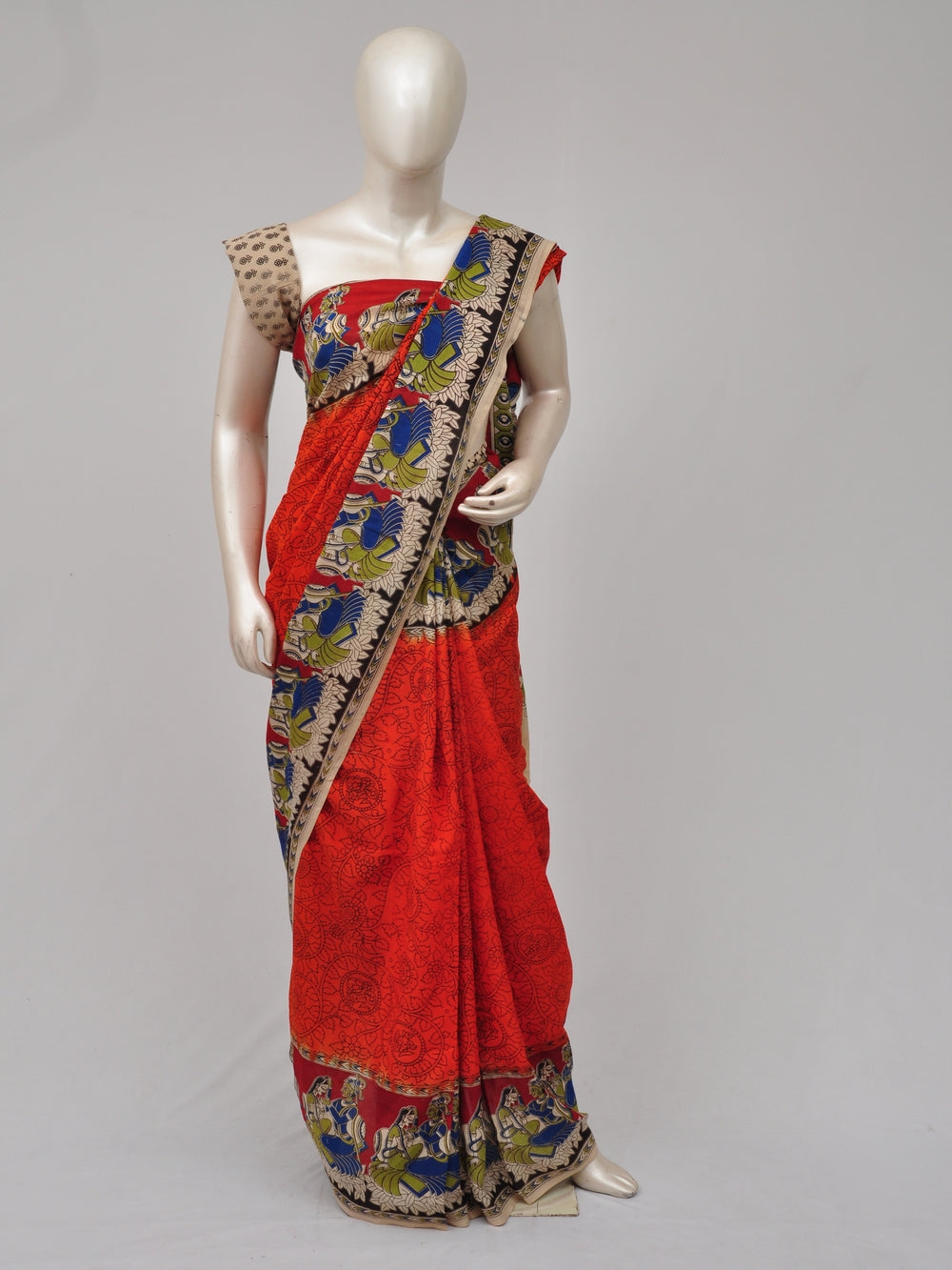 Kalamkari  Silk Sarees    [D71020047]