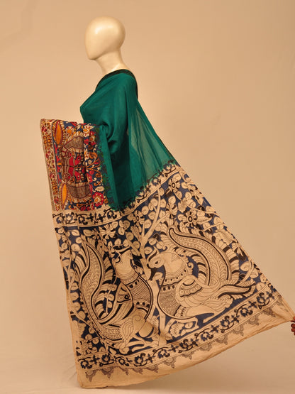 Kalamkari  Silk Sarees    [D71020053]