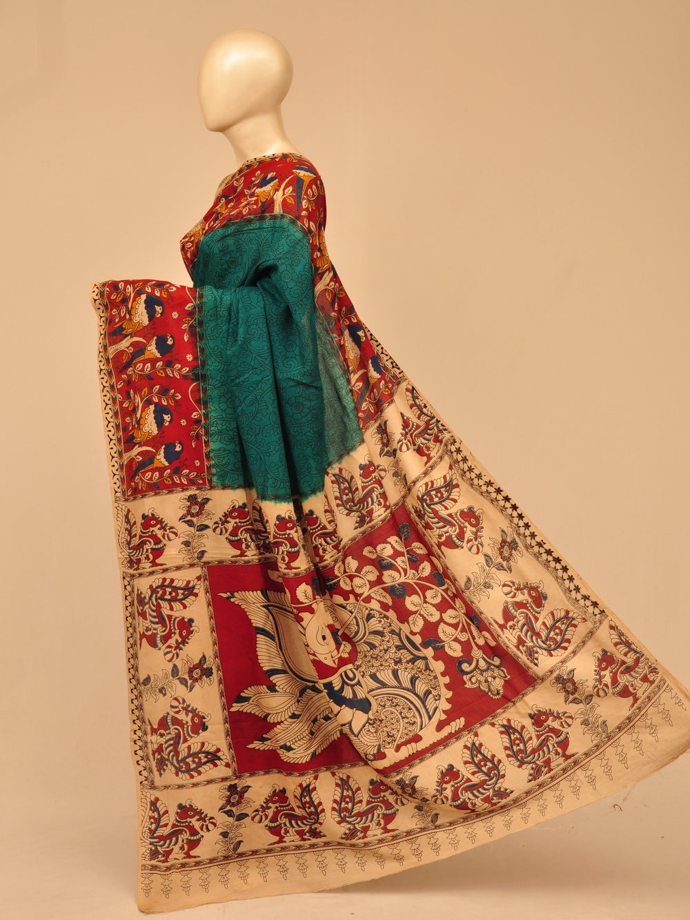 Kalamkari   Silk Sarees     [D71020069]