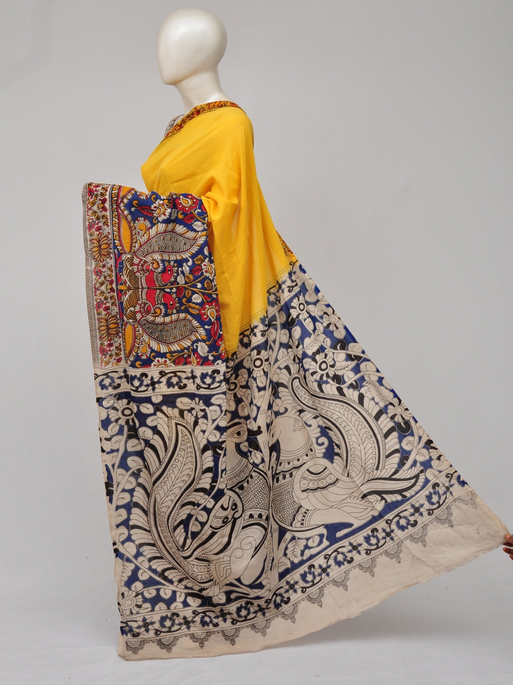 Kalamkari  Silk Sarees     [D71020070]