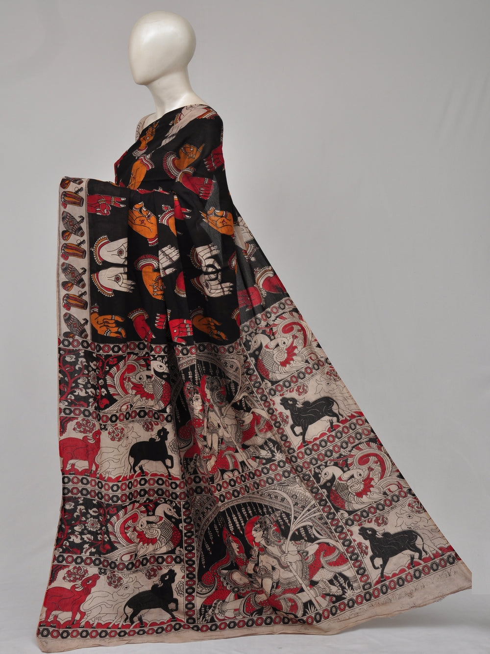 Kalamkari Silk Sarees [D71023004] - DressesForWomen.IN