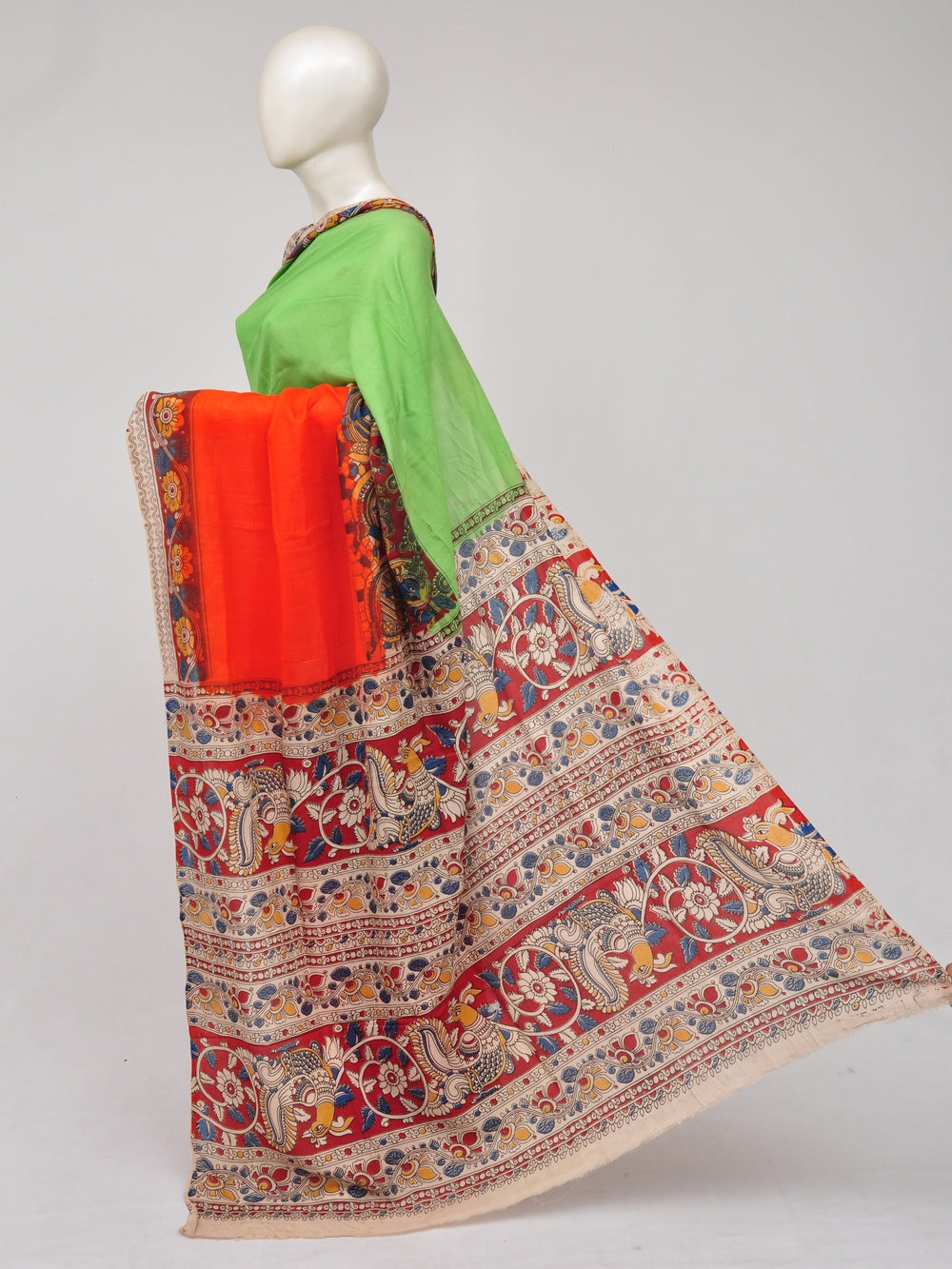 Kalamkari   Silk Sarees    D71024029]