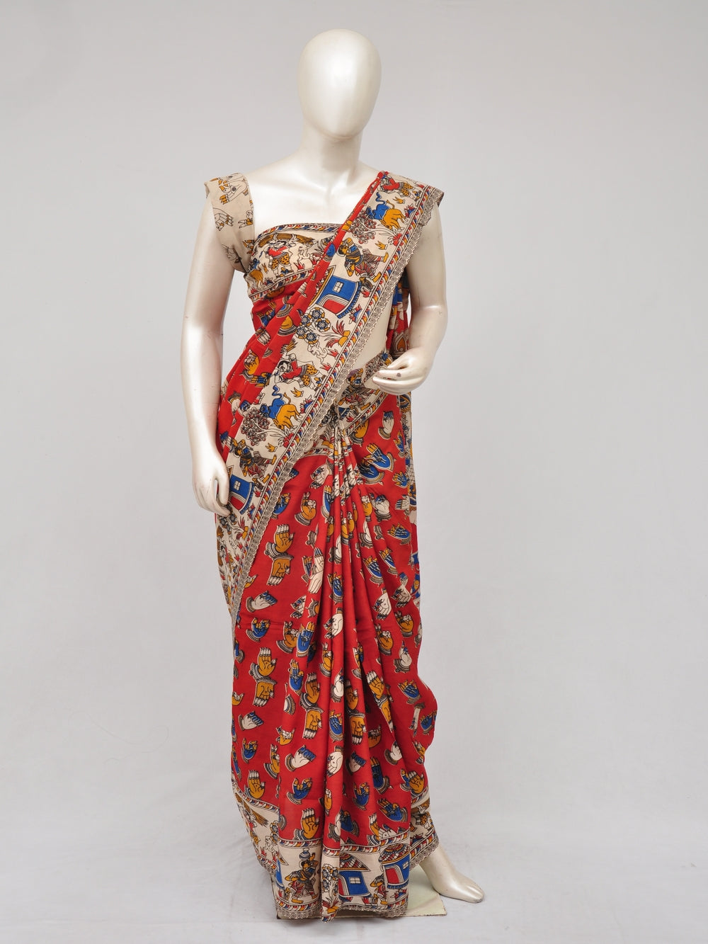 Kalamkari   Silk Sarees    D71024037]