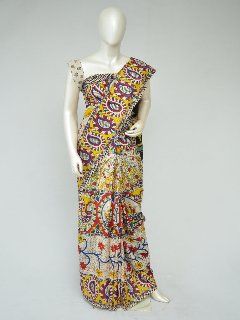 Kalamkari Silk Sarees [D80128008]