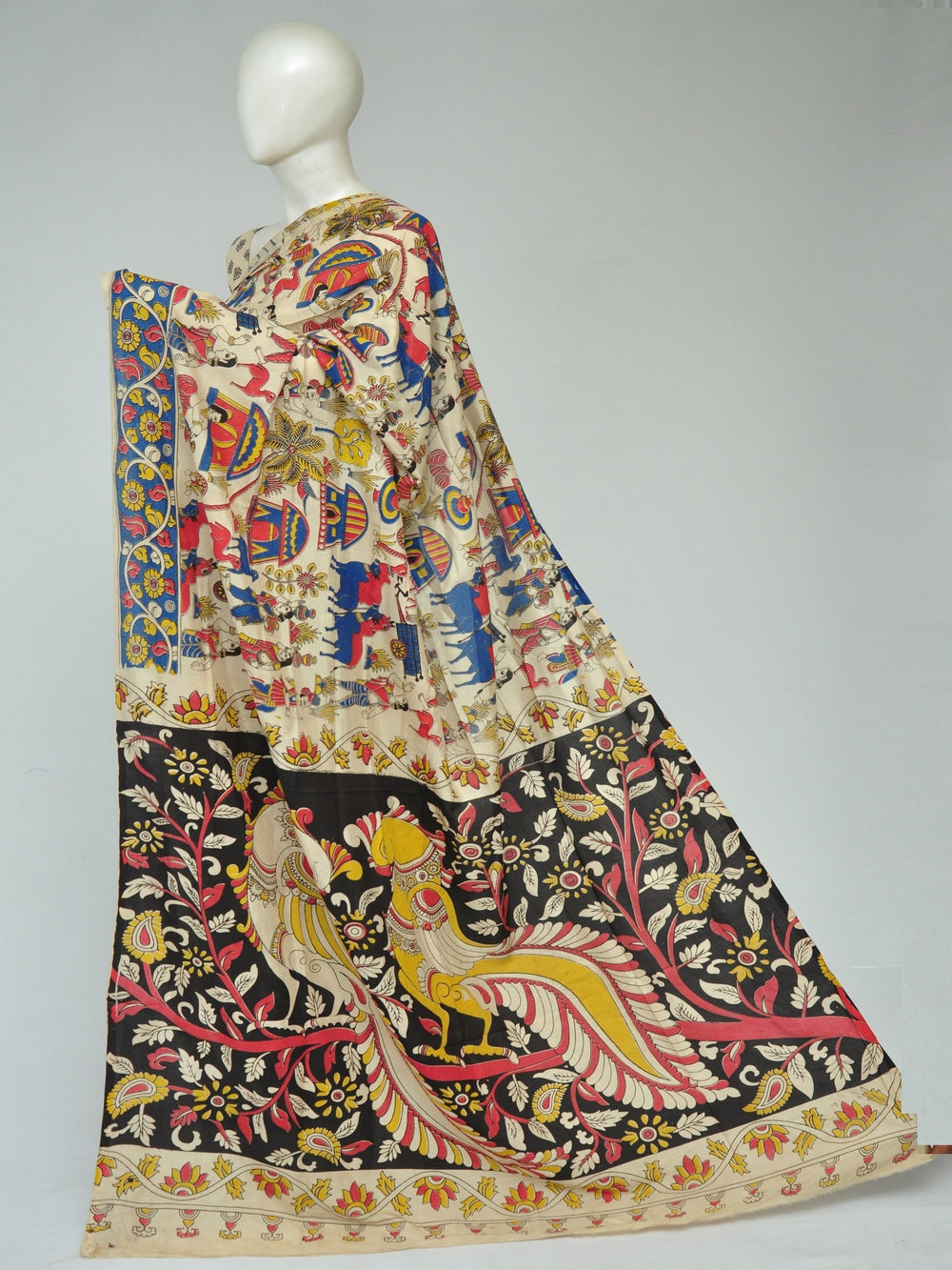 Kalamkari Silk Sarees [D80128009]