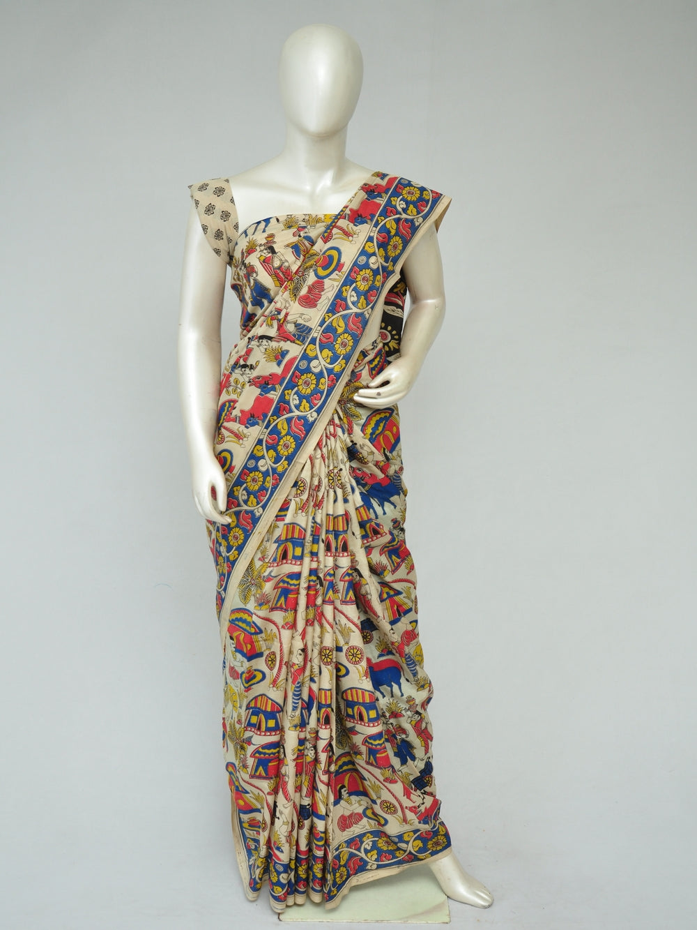 Kalamkari Silk Sarees [D80128009]