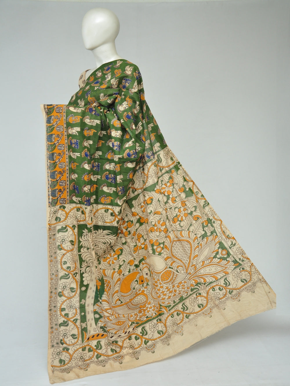 Kalamkari Silk Sarees [D80128011]