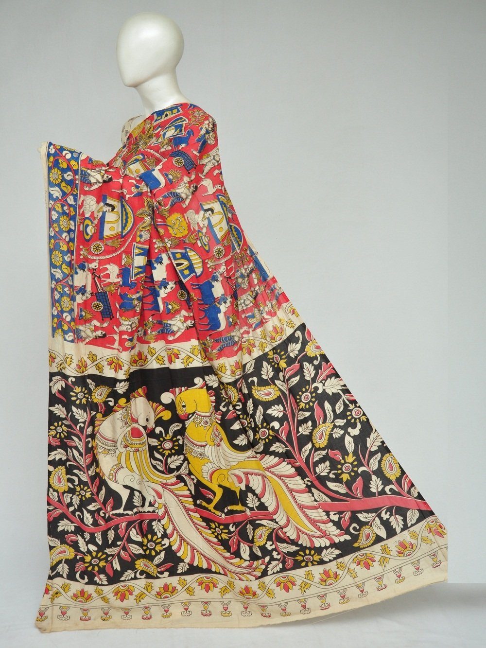 Kalamkari   Silk Sarees     [D80202254]