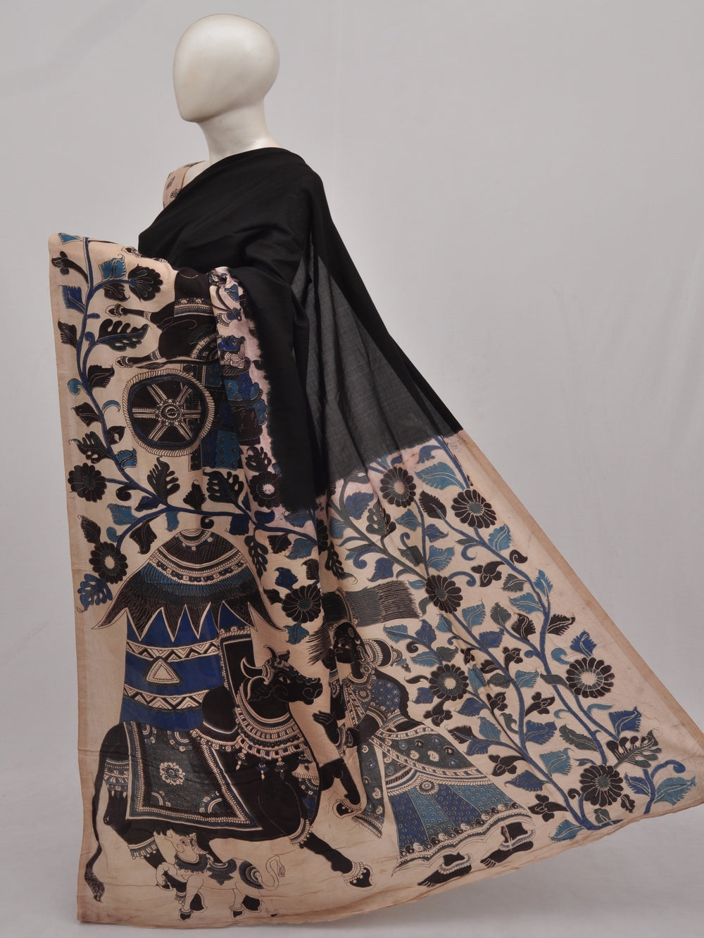 Kalamkari Silk Sarees [D90402023]