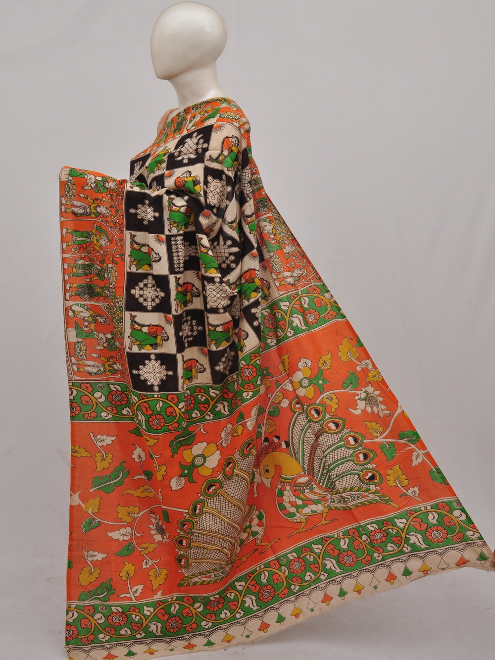 Kalamkari Silk Sarees [D90402027]