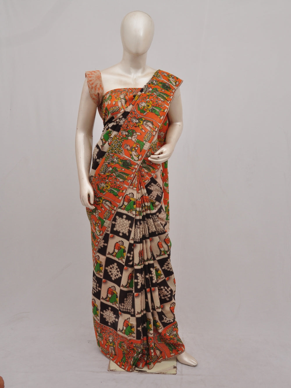 Kalamkari Silk Sarees [D90402027]