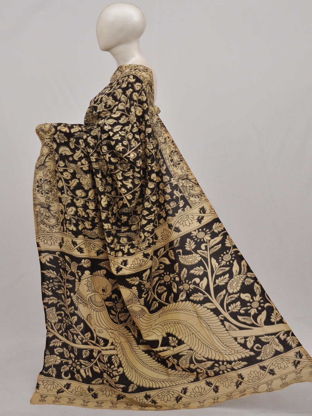 Kalamkari Silk Sarees  [D90402030]
