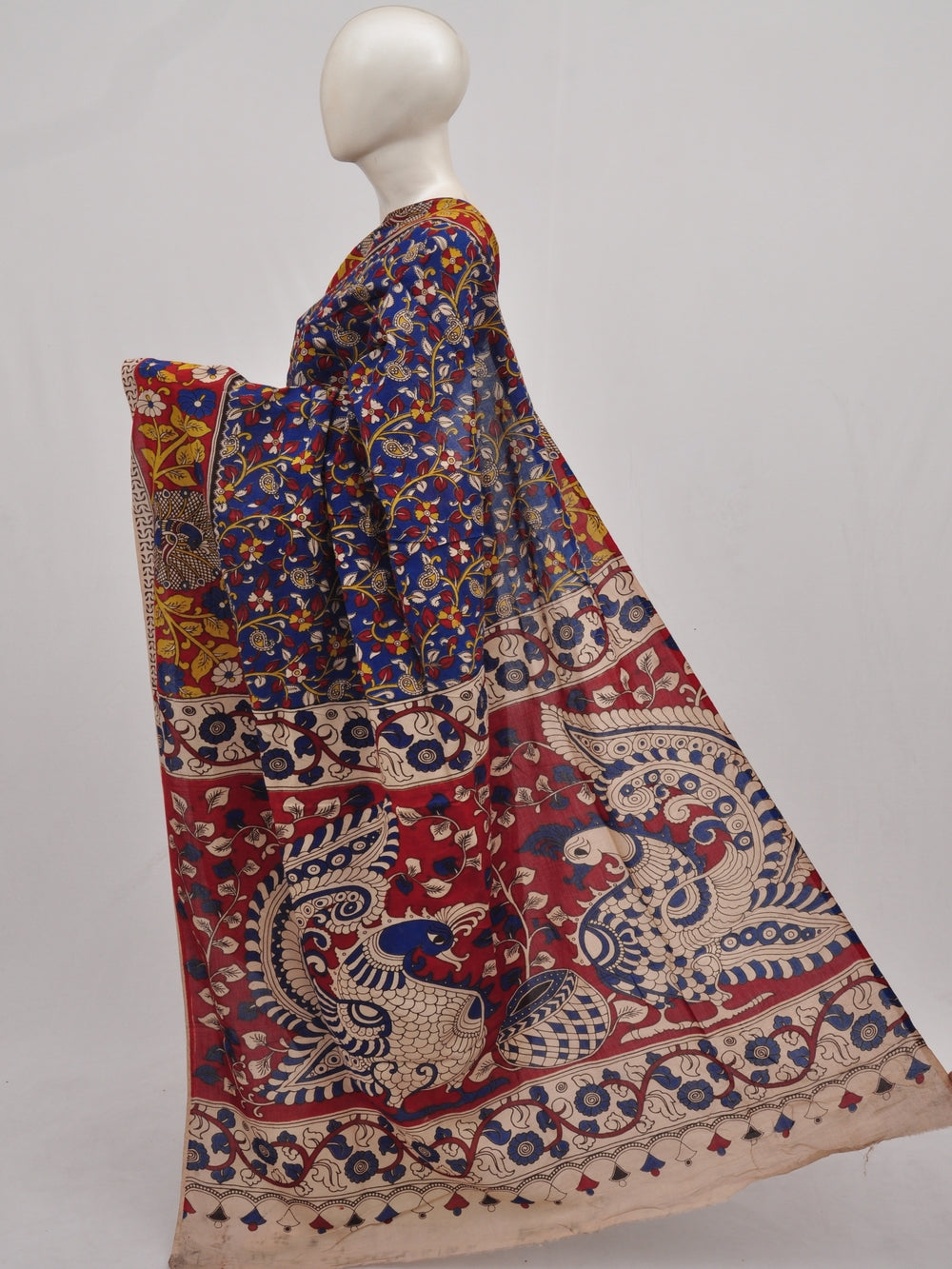 Kalamkari Silk Sarees  [D90402032]