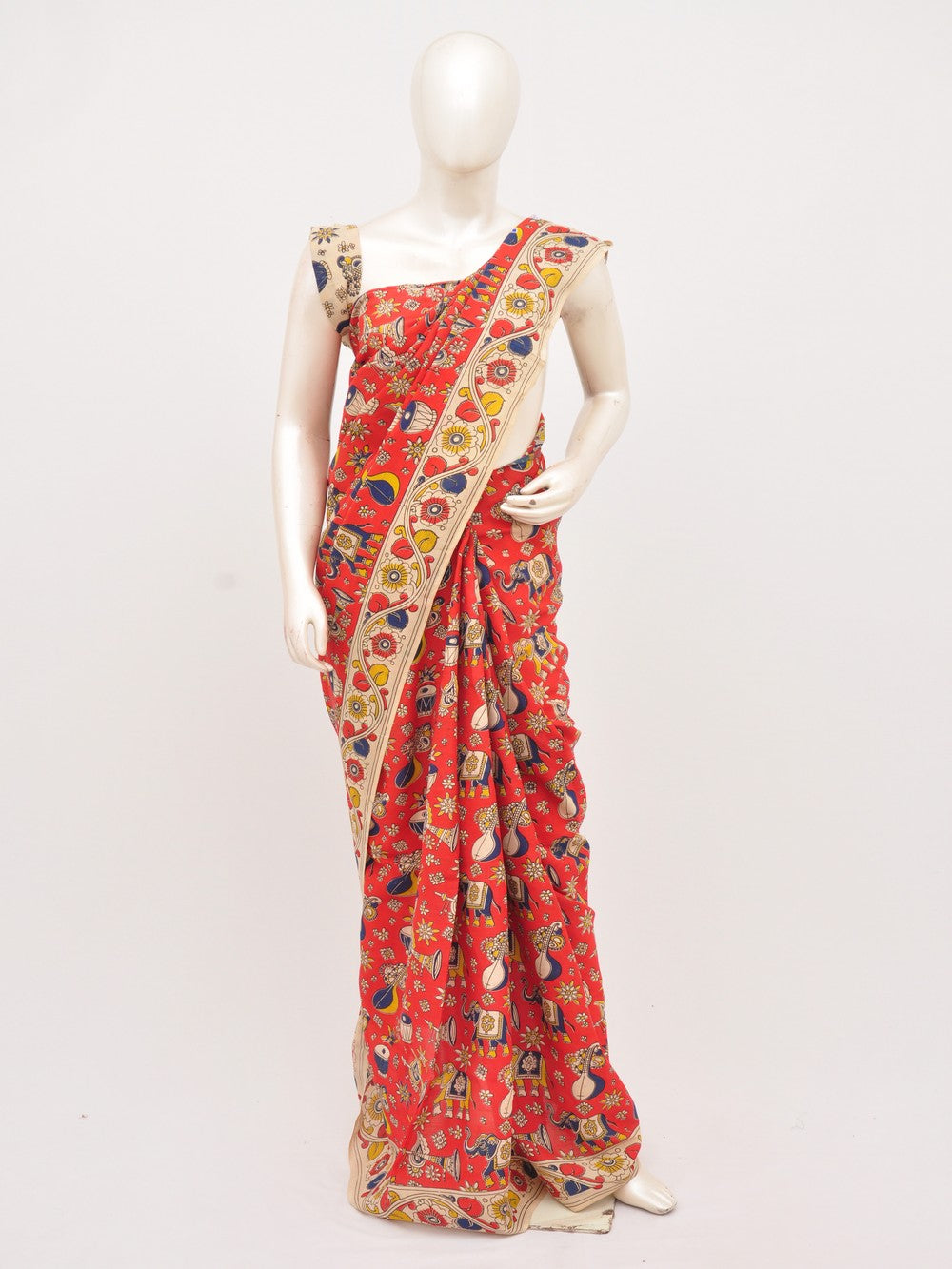 Kalamkari Silk Sarees [D91001007]