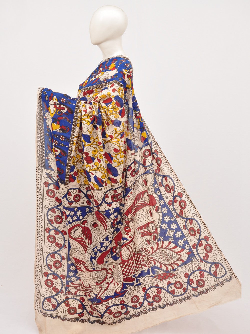 Kalamkari Silk Sarees [D91001012] - DressesForWomen.IN