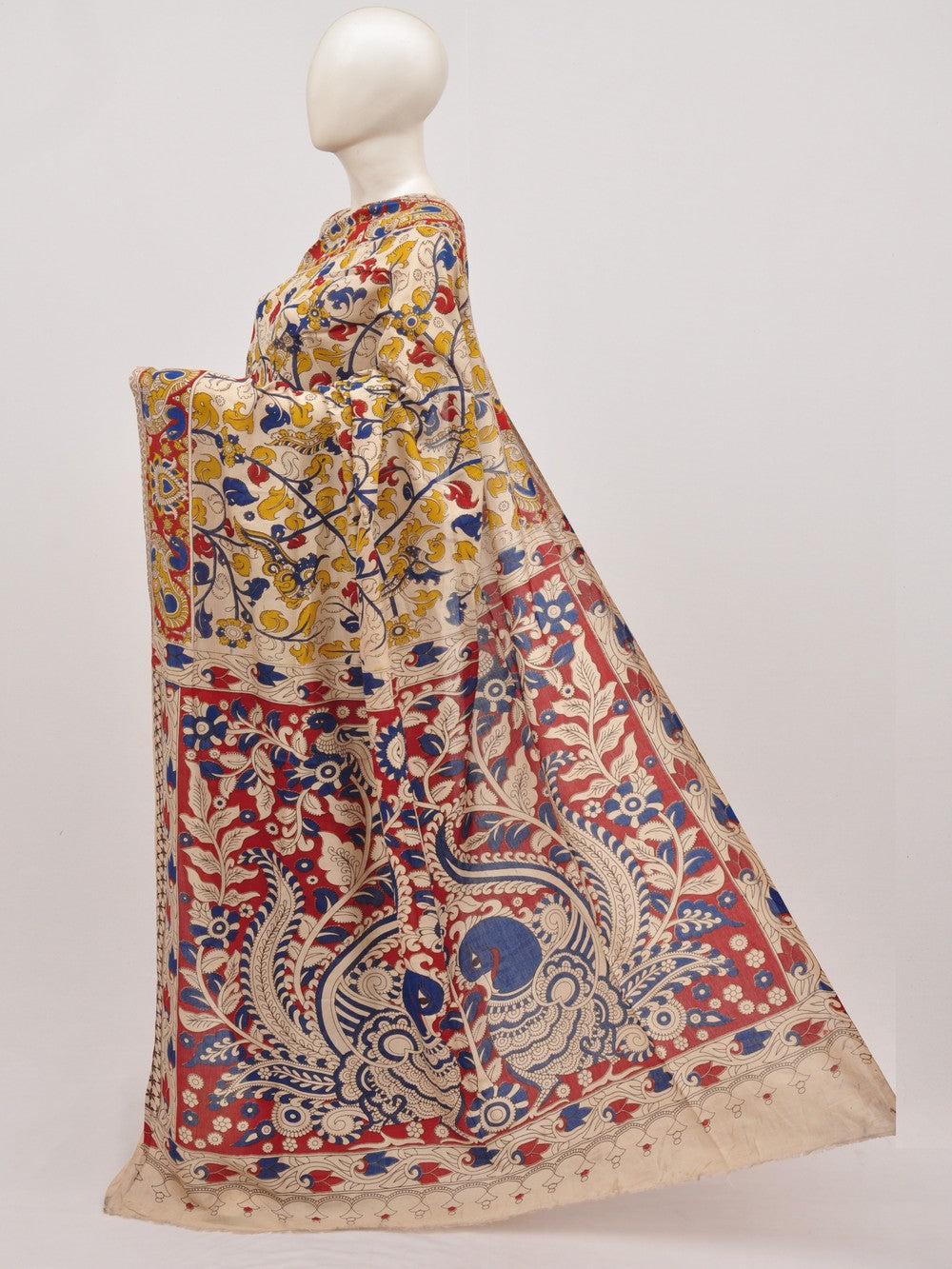 Kalamkari Silk Sarees [D91020029]