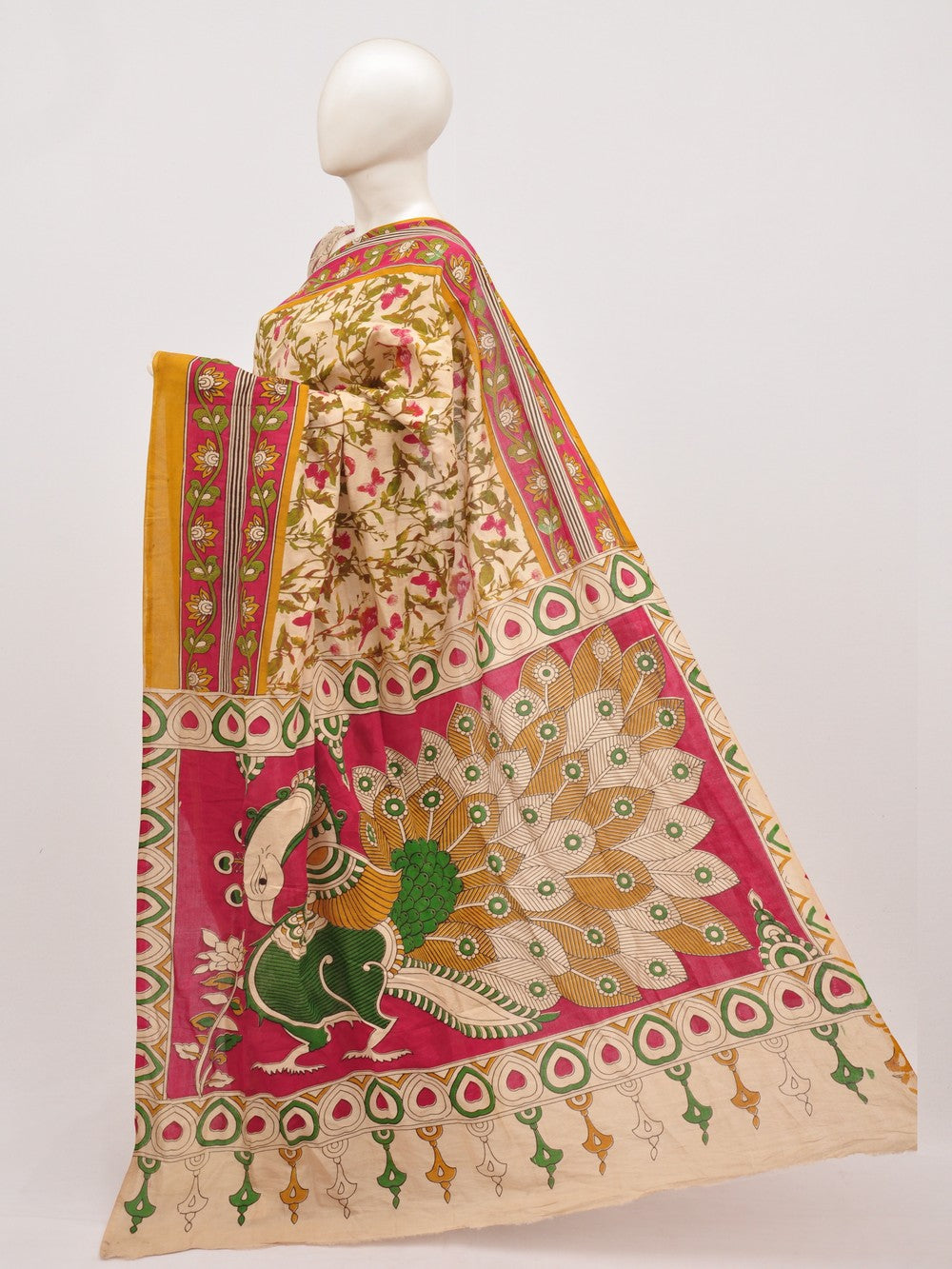 Kalamkari Silk Sarees [D91020042]