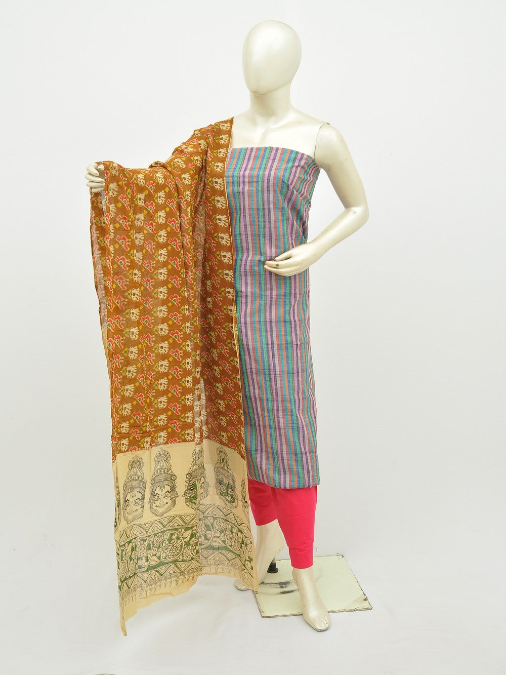 Kalamkari Mangalagiri Dress Material [D10831048]