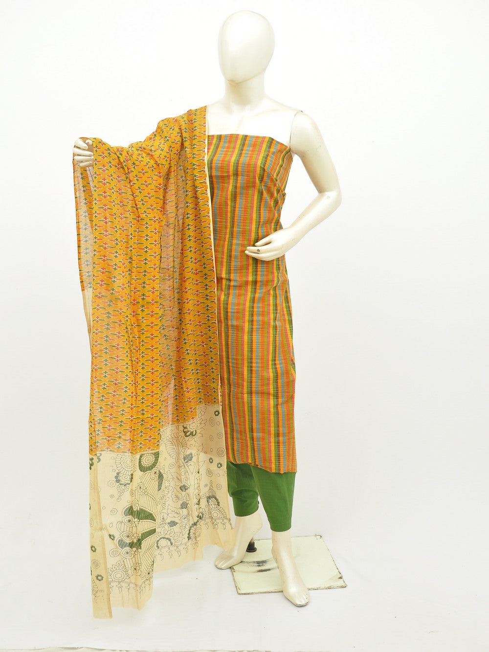 Kalamkari Mangalagiri Dress Material [D10831056]