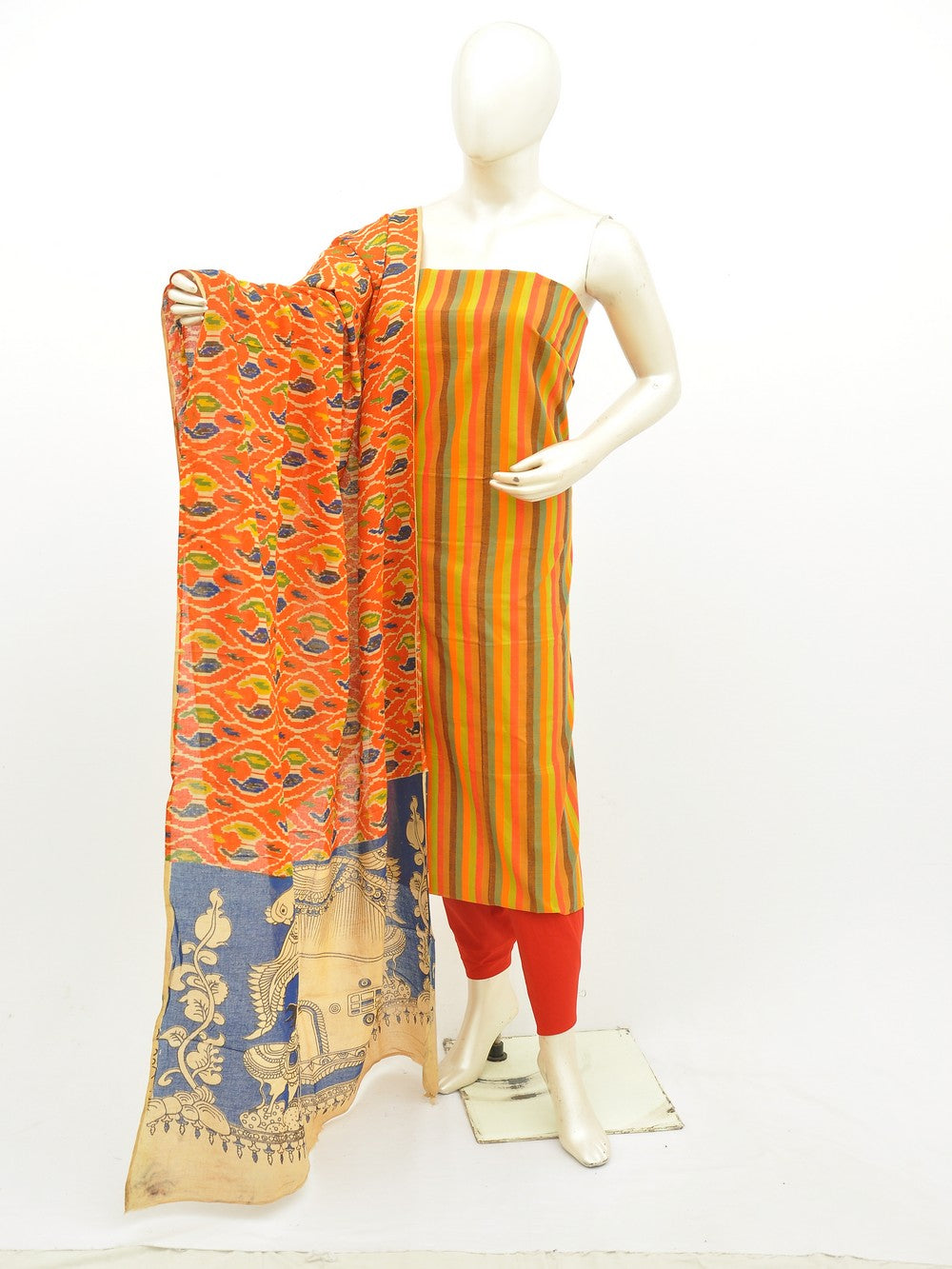 Kalamkari Mangalagiri Dress Material [D10831062]