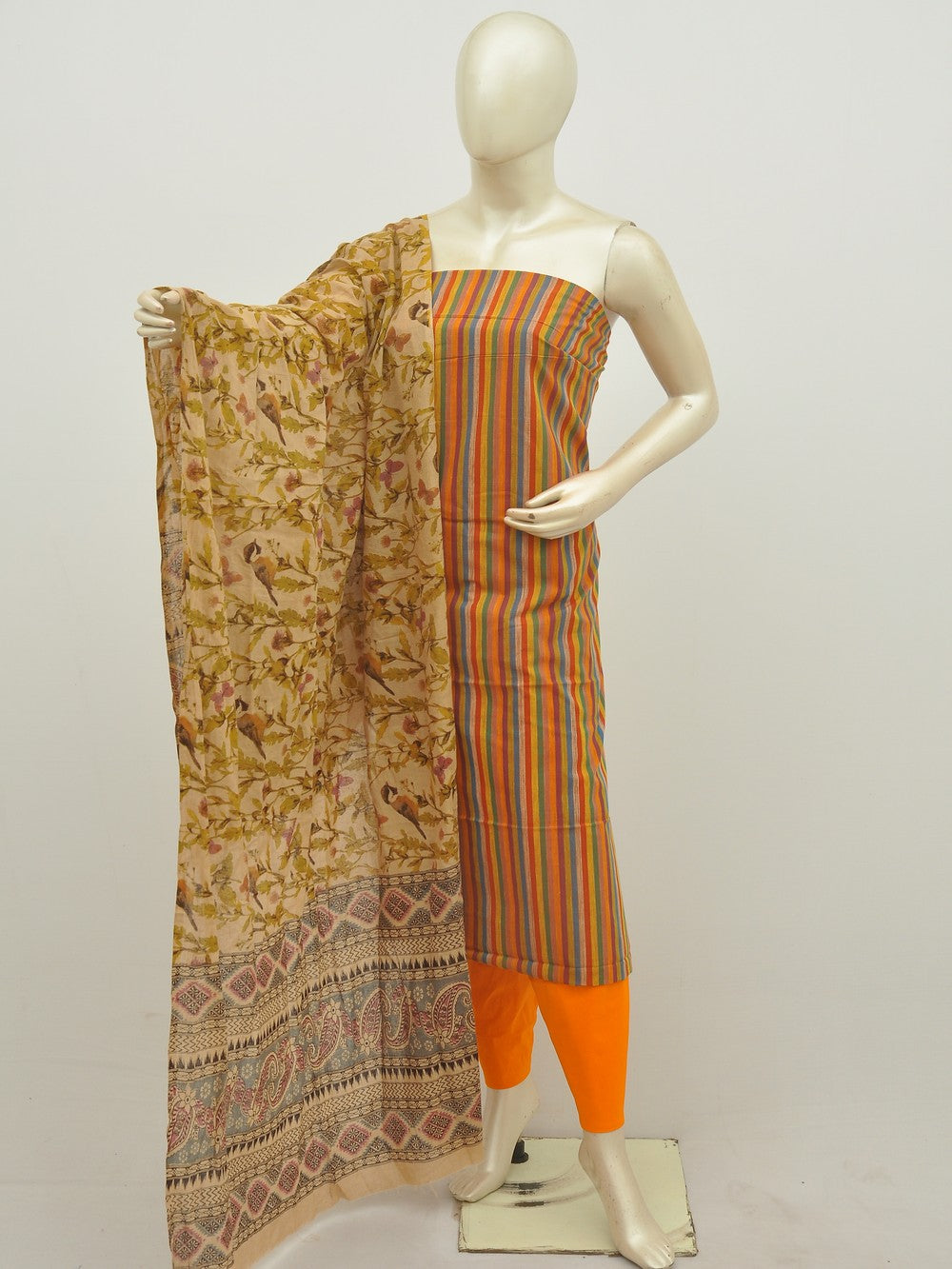 Kalamkari Mangalagiri Dress Material [D20124004]