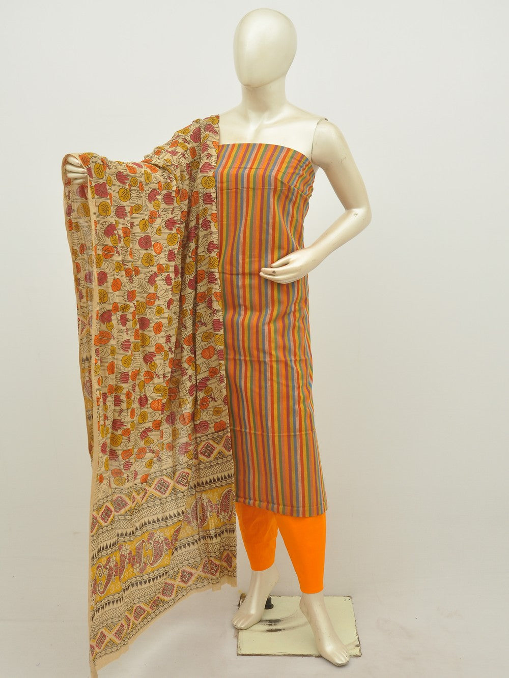 Kalamkari Mangalagiri Dress Material [D20124008]