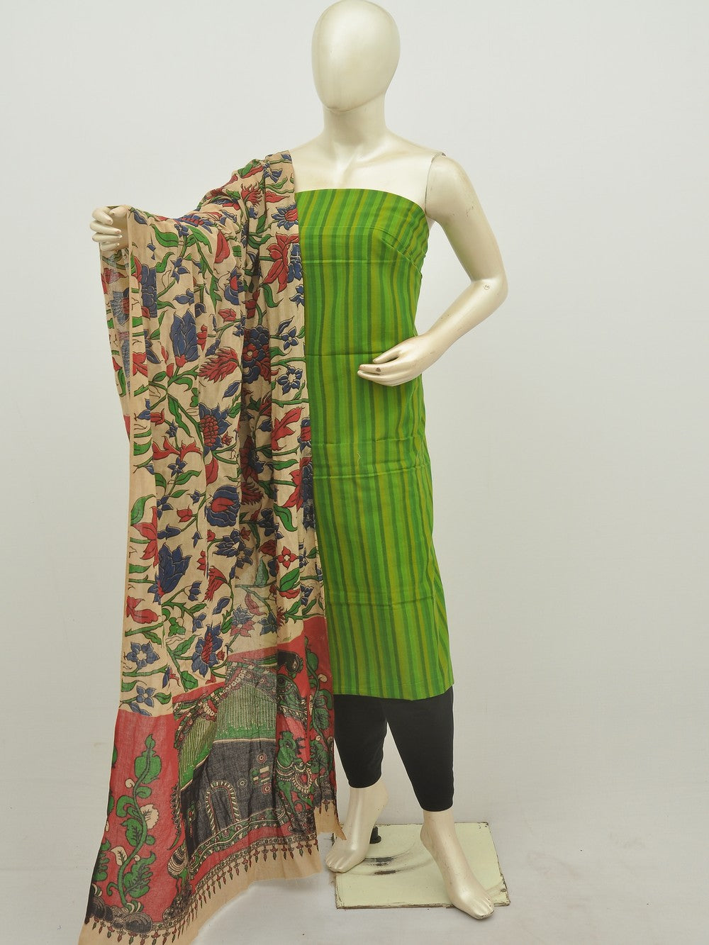 Kalamkari Mangalagiri Dress Material [D20124015]