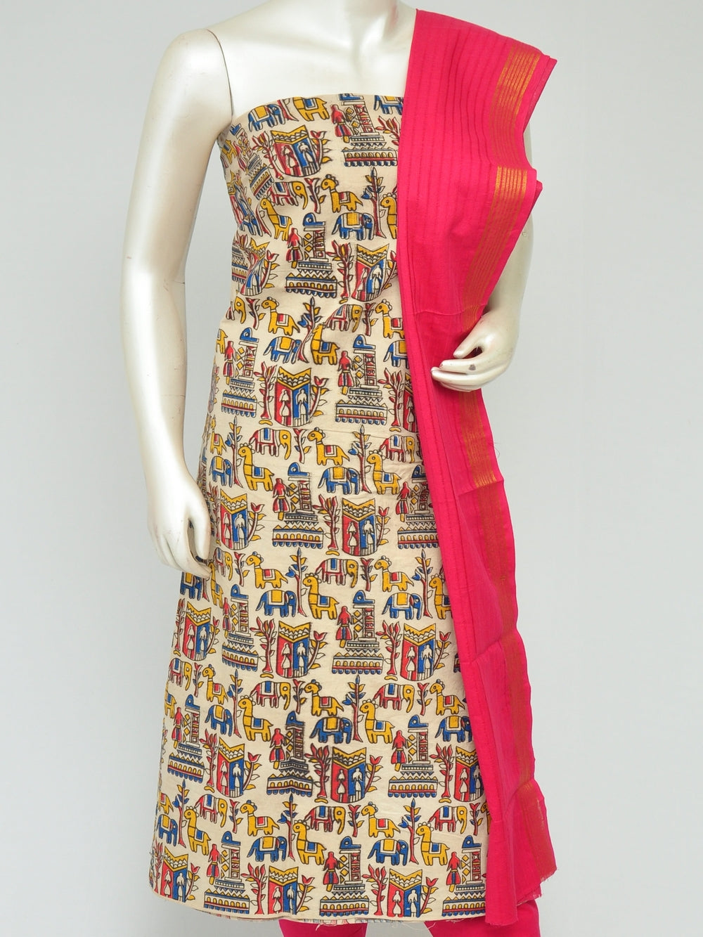 Kalamkari Dress Material    [D80120109]