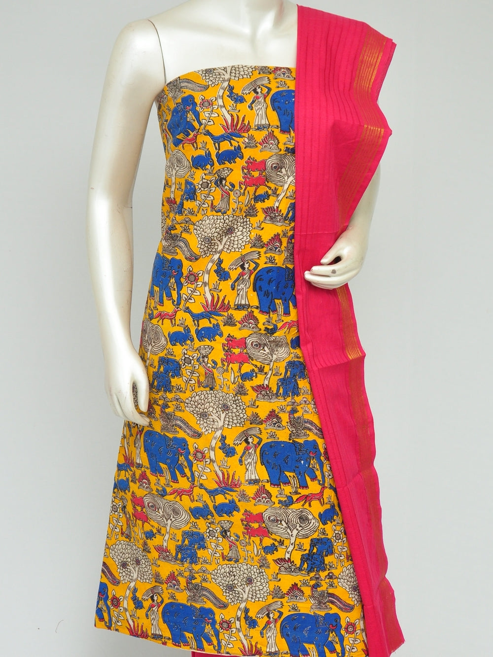 Kalamkari Dress Material    [D80120113]