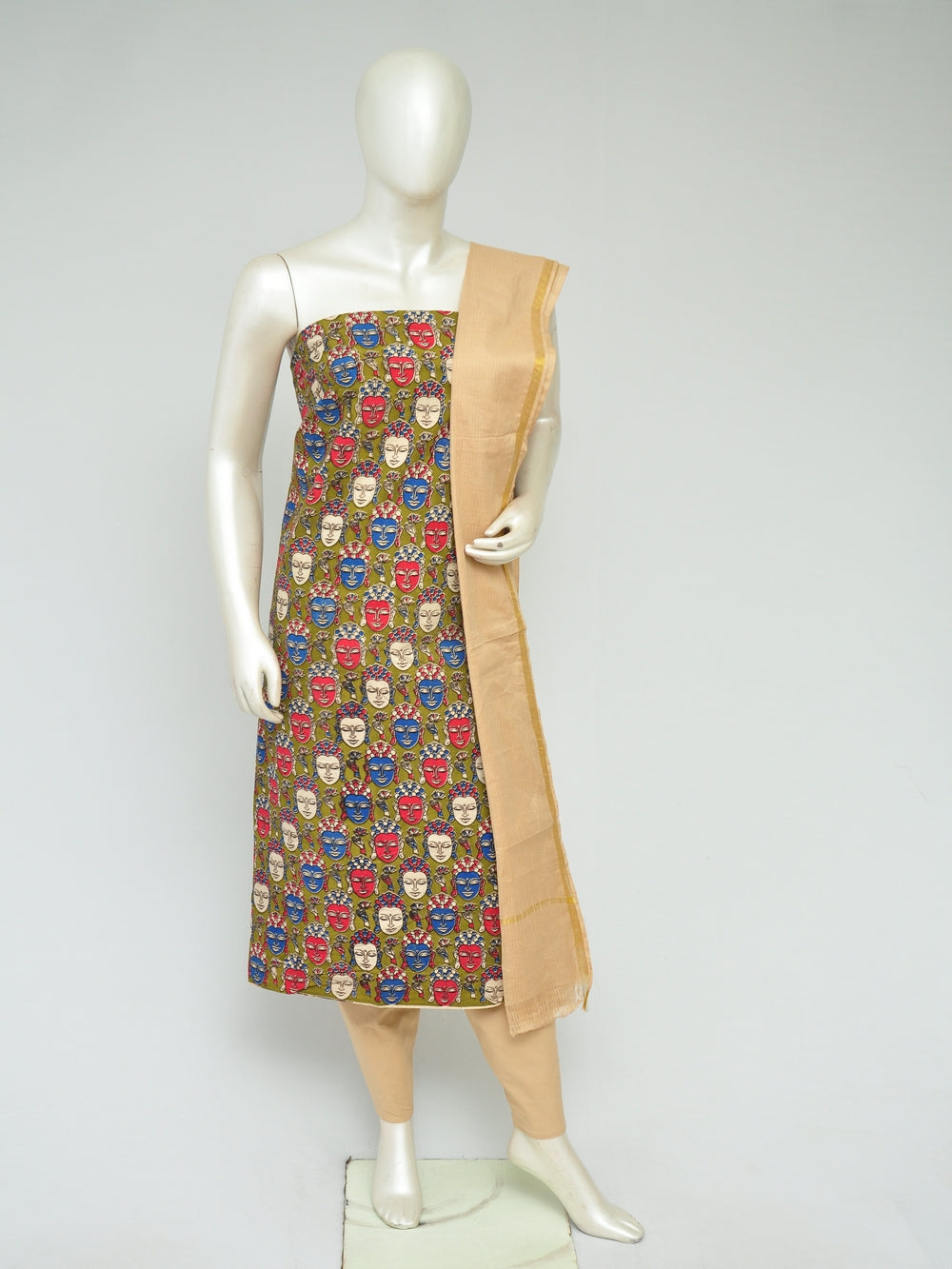 Kalamkari Dress Material    [D80120076]