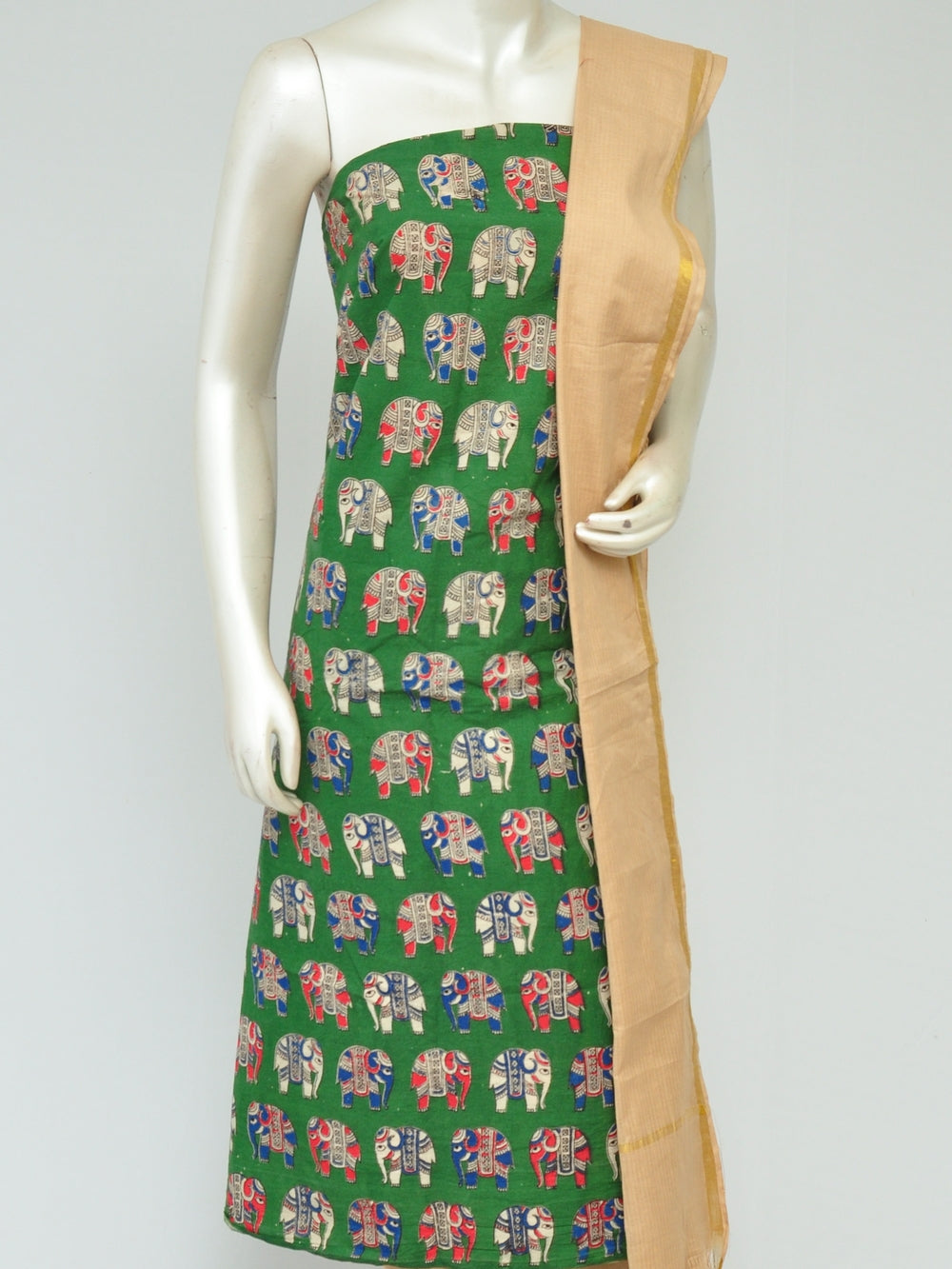Kalamkari Dress Material    [D80120081]
