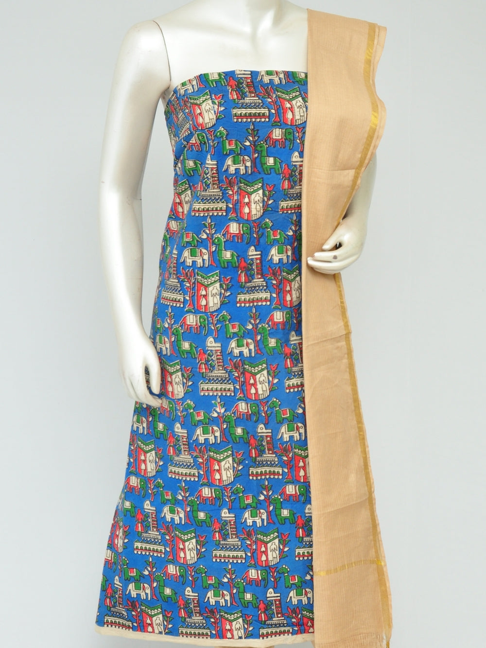 Kalamkari Dress Material    [D80120084]