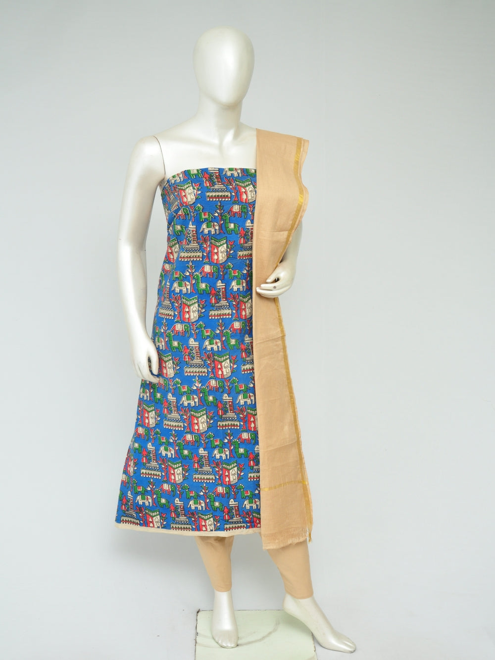 Kalamkari Dress Material    [D80120084]