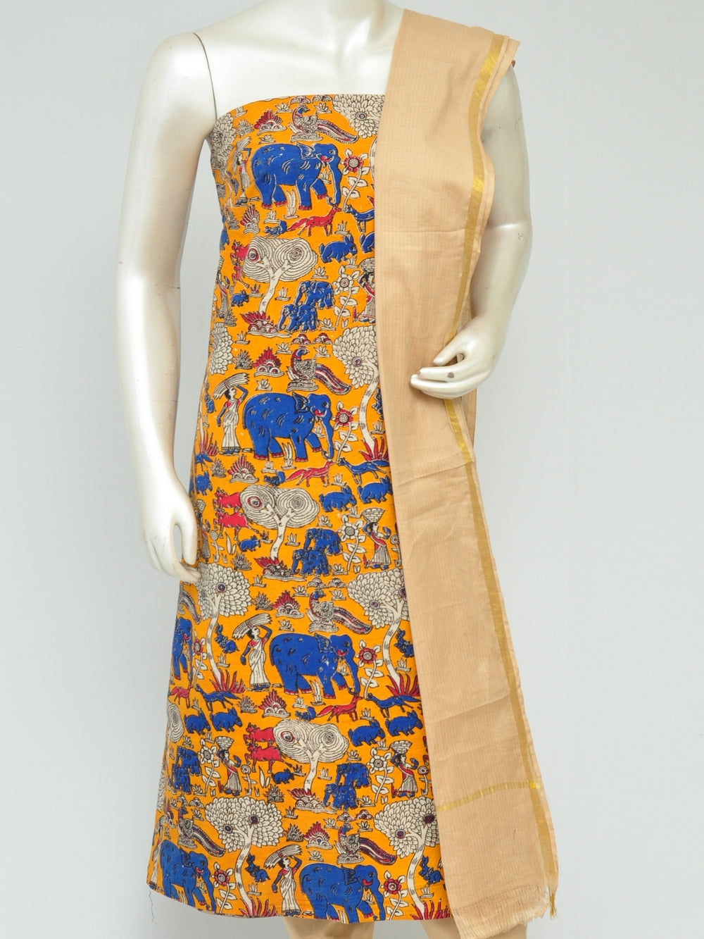 Kalamkari Dress Material    [D80120089]