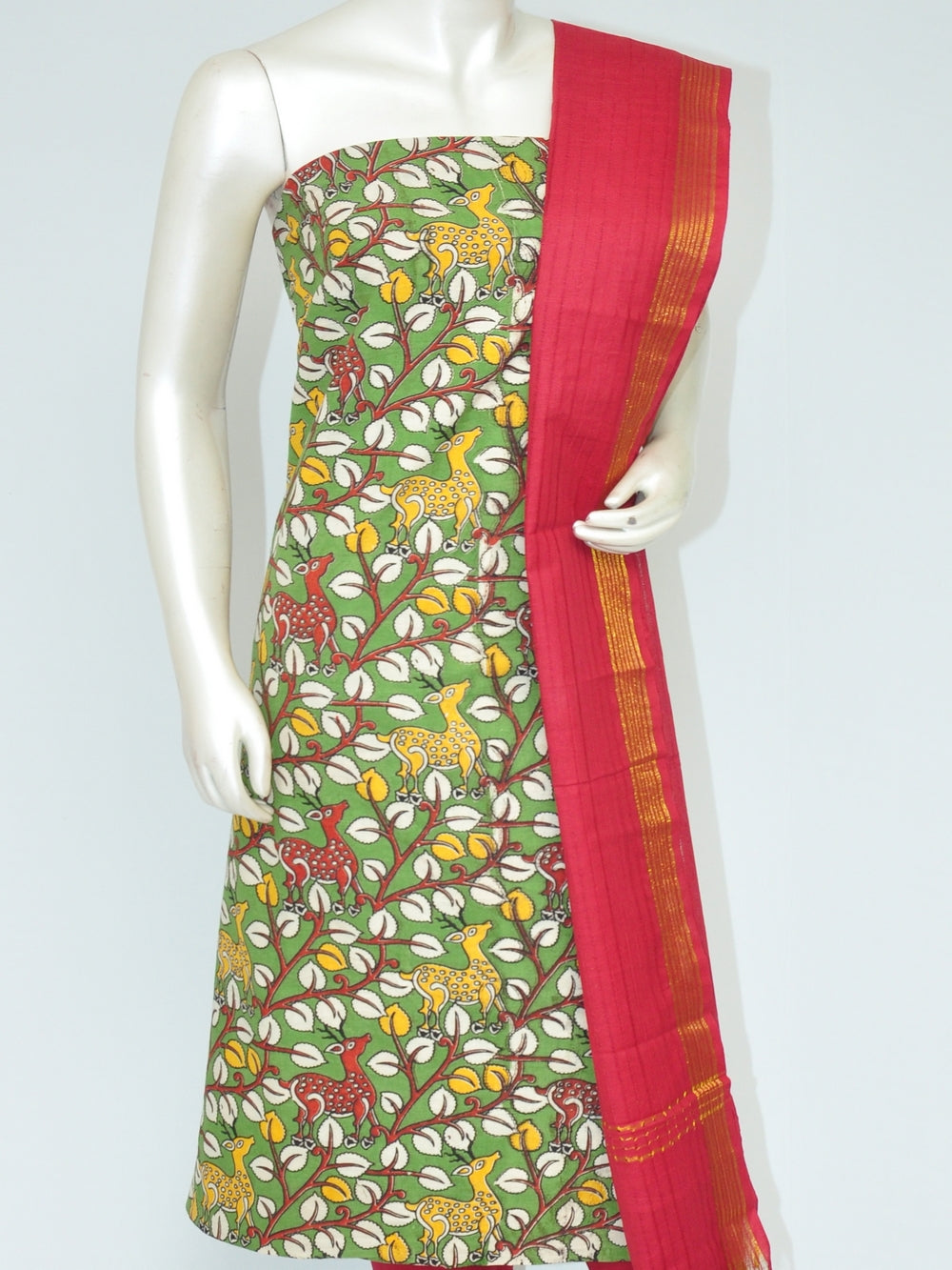 Kalamkari Dress Material    [D80120090]