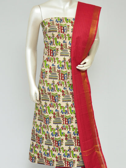 Kalamkari Dress Material    [D80120092]