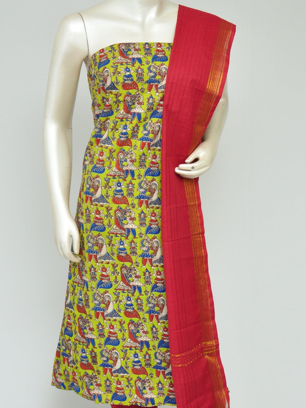 Kalamkari Dress Material    [D80120094]