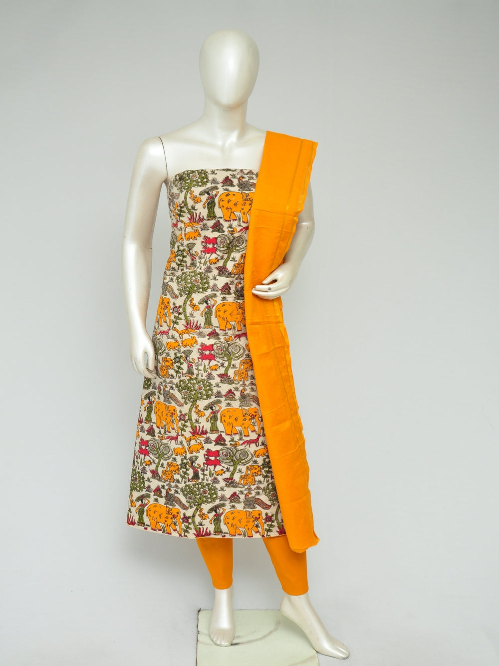 Kalamkari Dress Material    [D80120098]