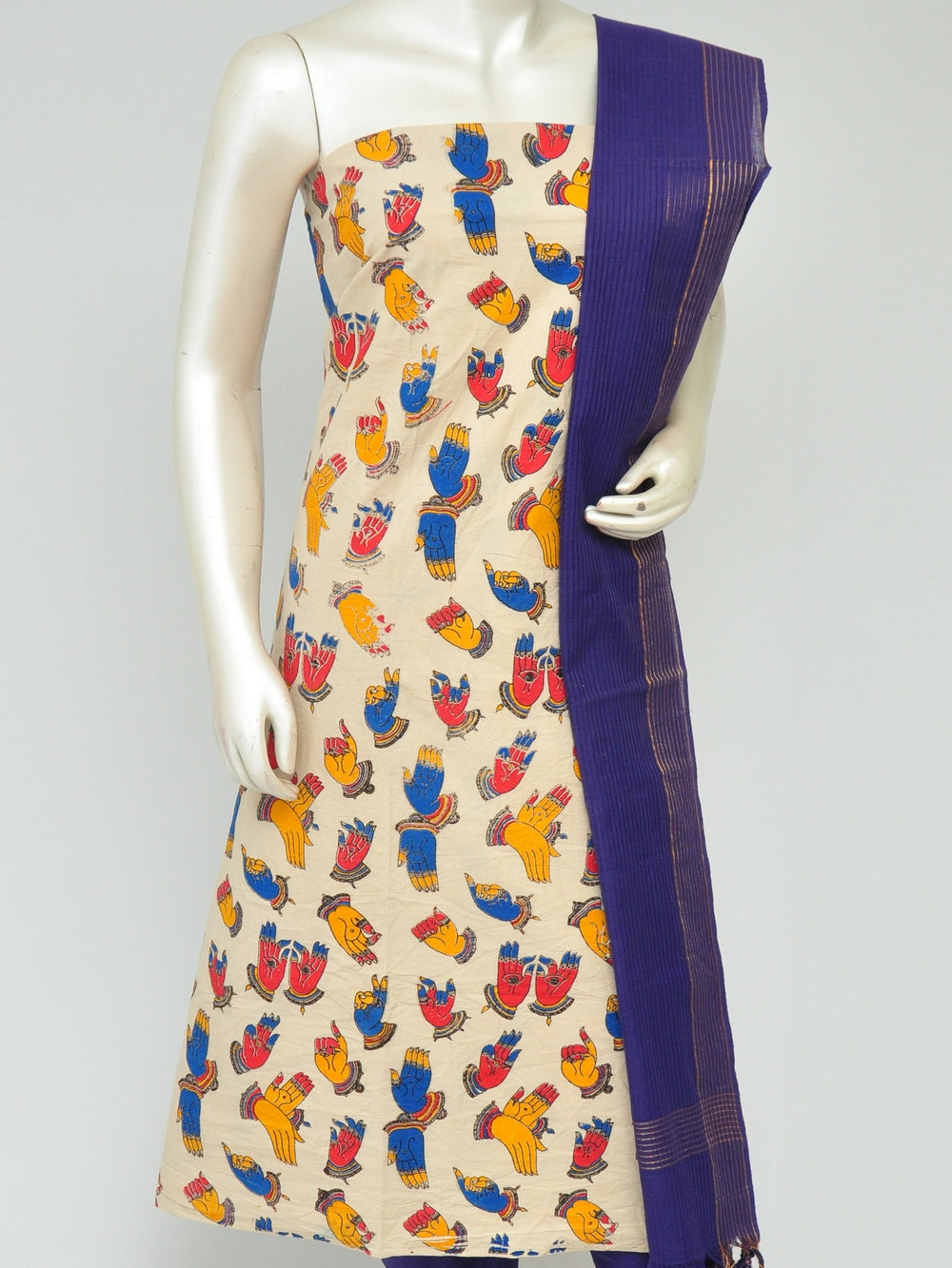 Kalamkari Dress Material    [D80120099]
