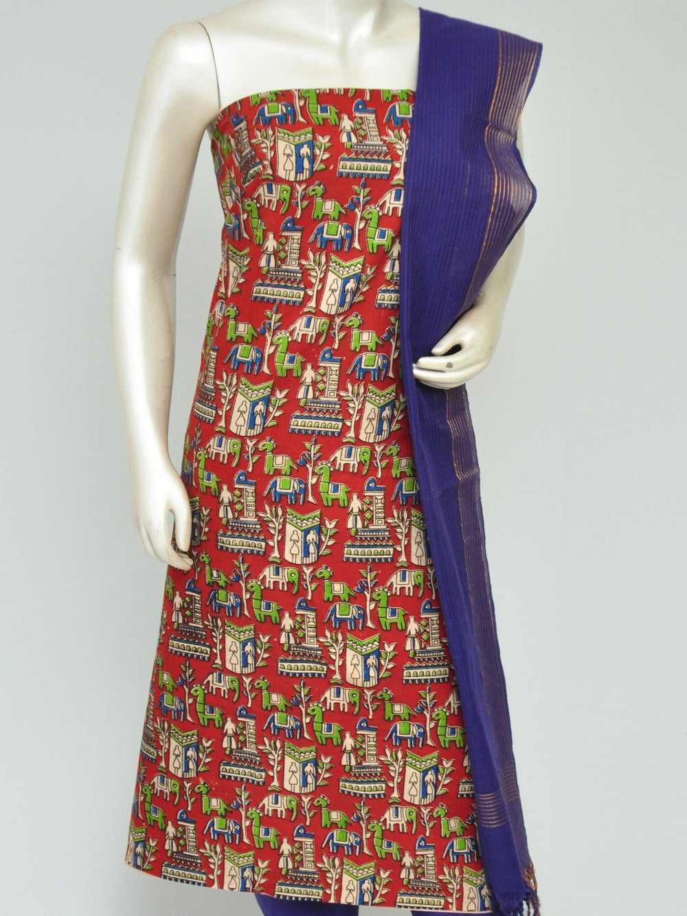 Kalamkari Dress Material    [D80120106]