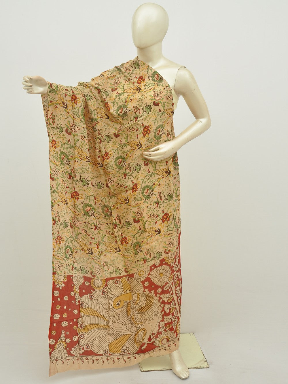 Kalamkari Silk Chunnis [D20122027]