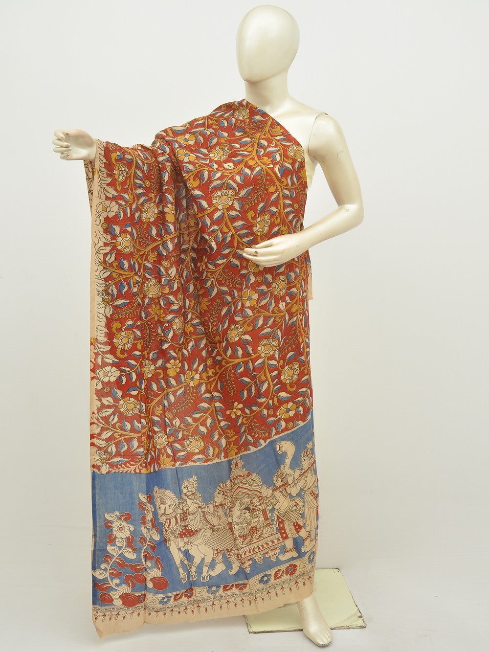 Kalamkari Silk Chunnis [D20122030]