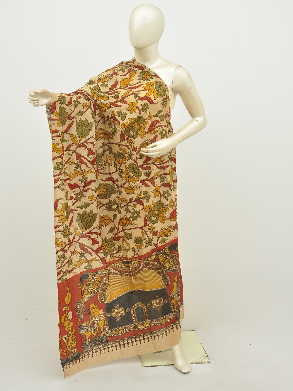 Kalamkari Silk Chunnis [D20122034]