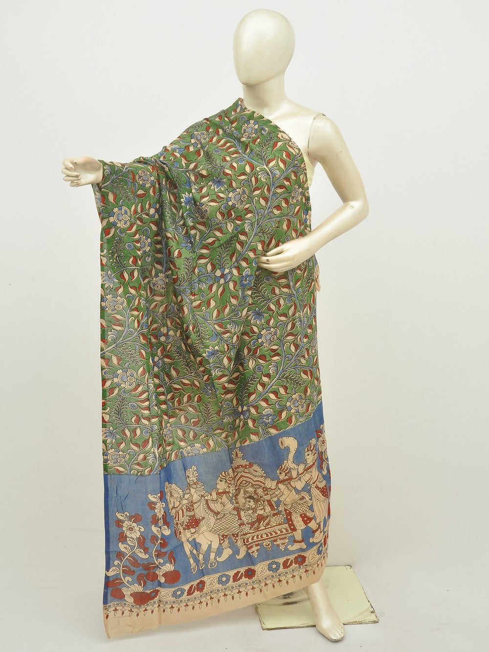 Kalamkari Silk Chunnis [D20122035]