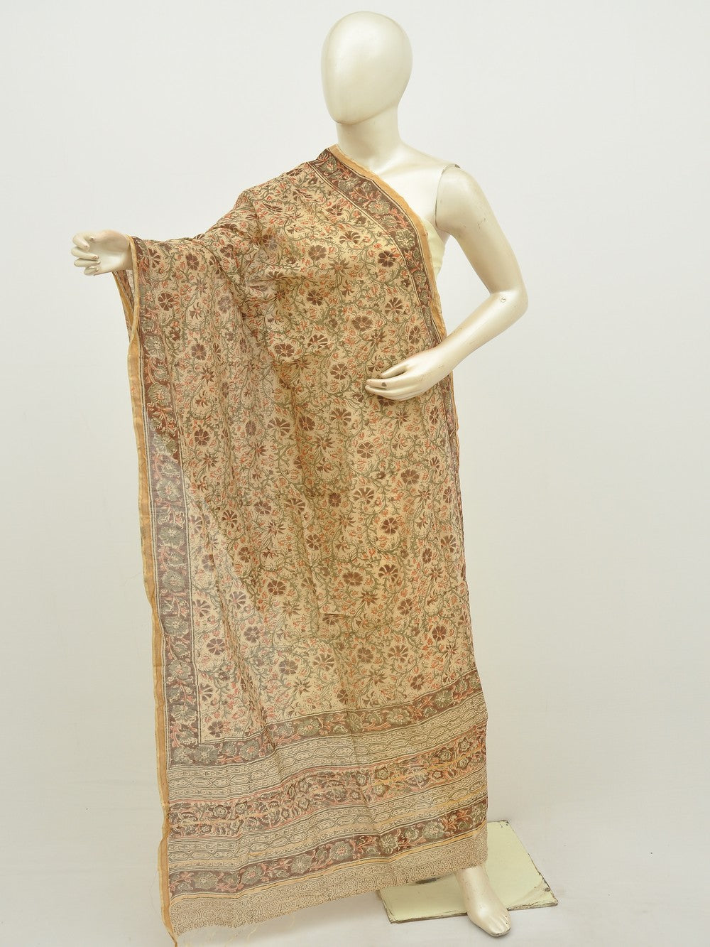 Kalamkari Silk Chunnis [D20122037]