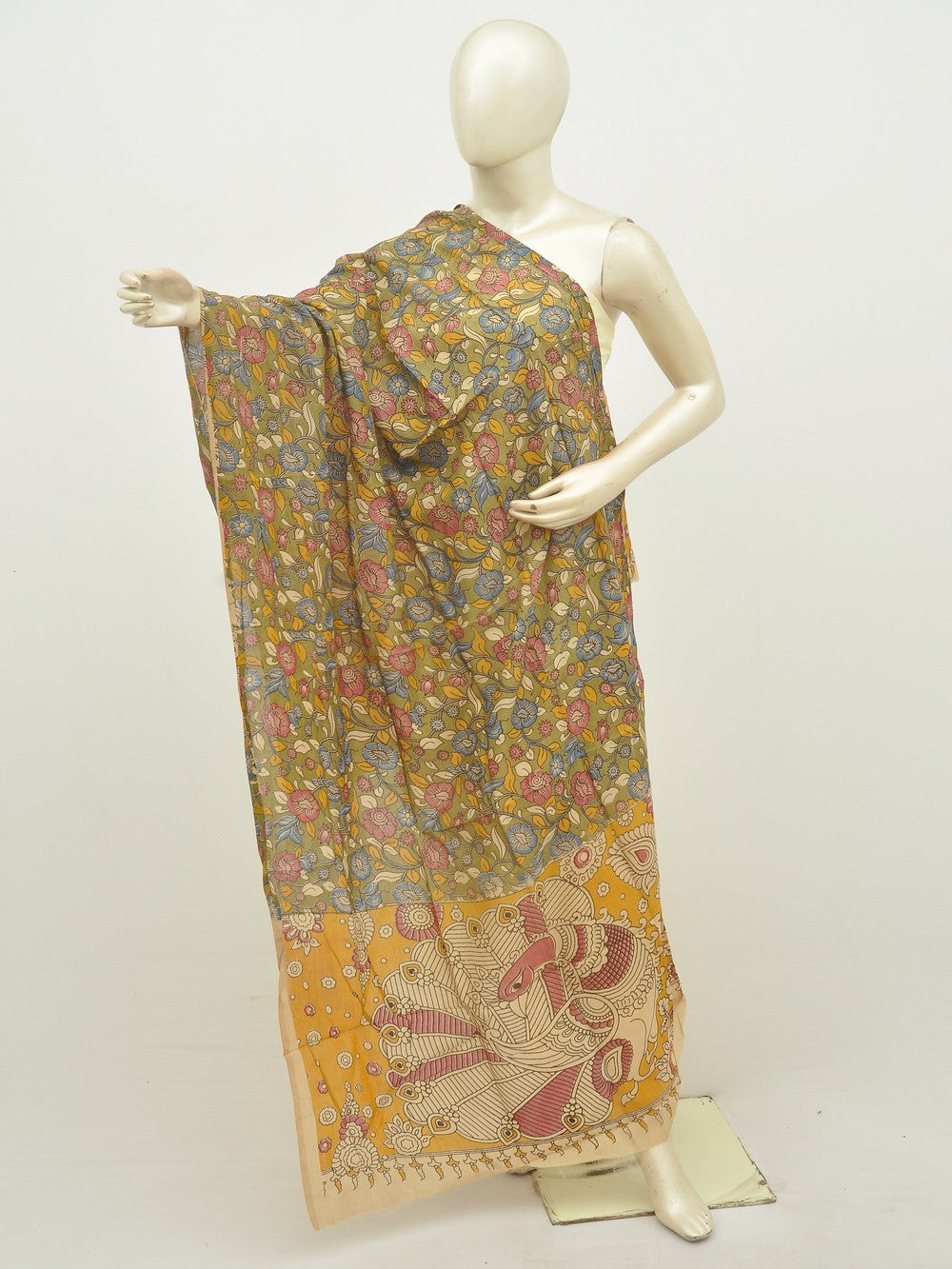 Kalamkari Silk Chunnis [D20122039]