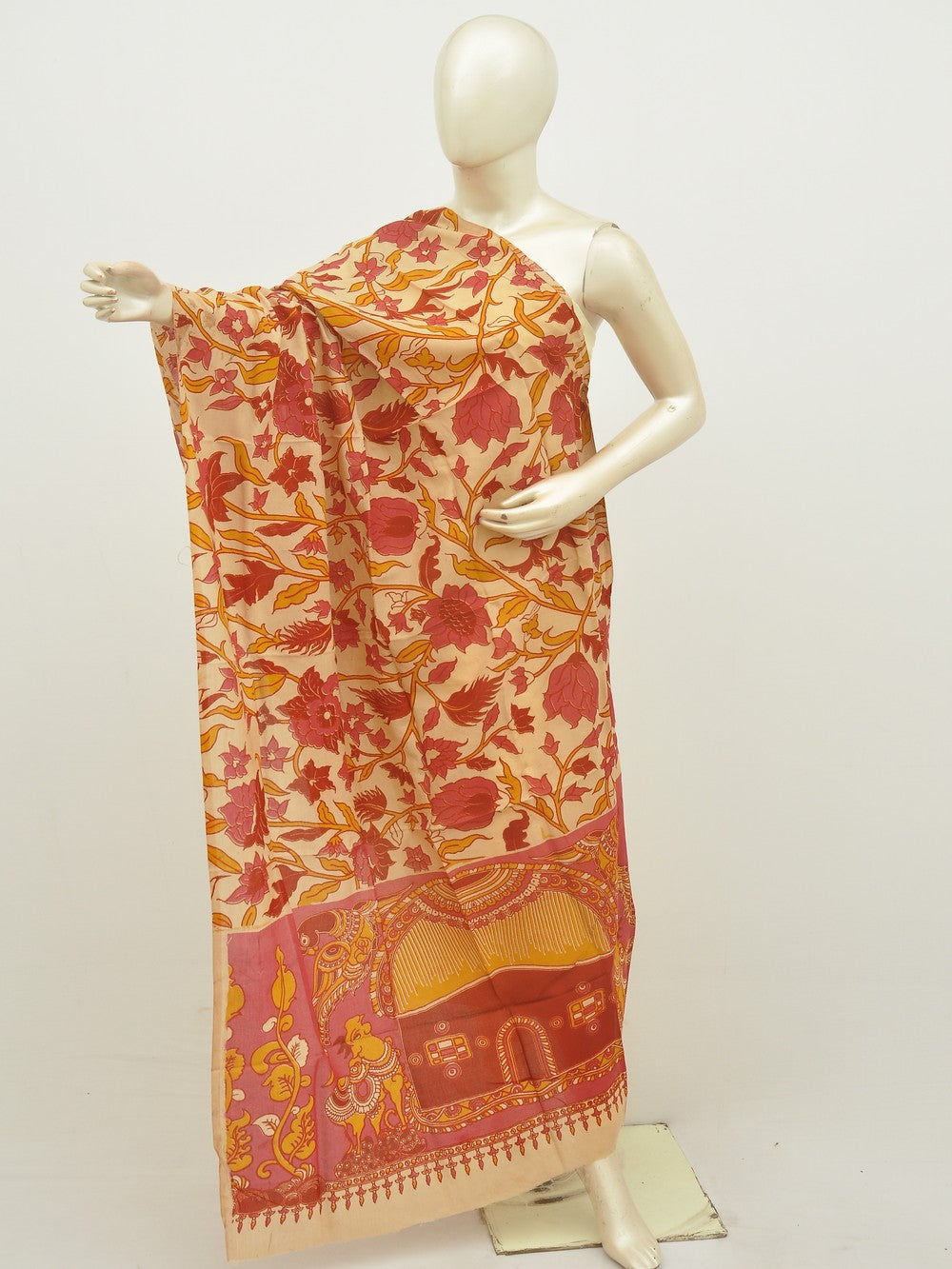 Kalamkari Silk Chunnis [D20122040]