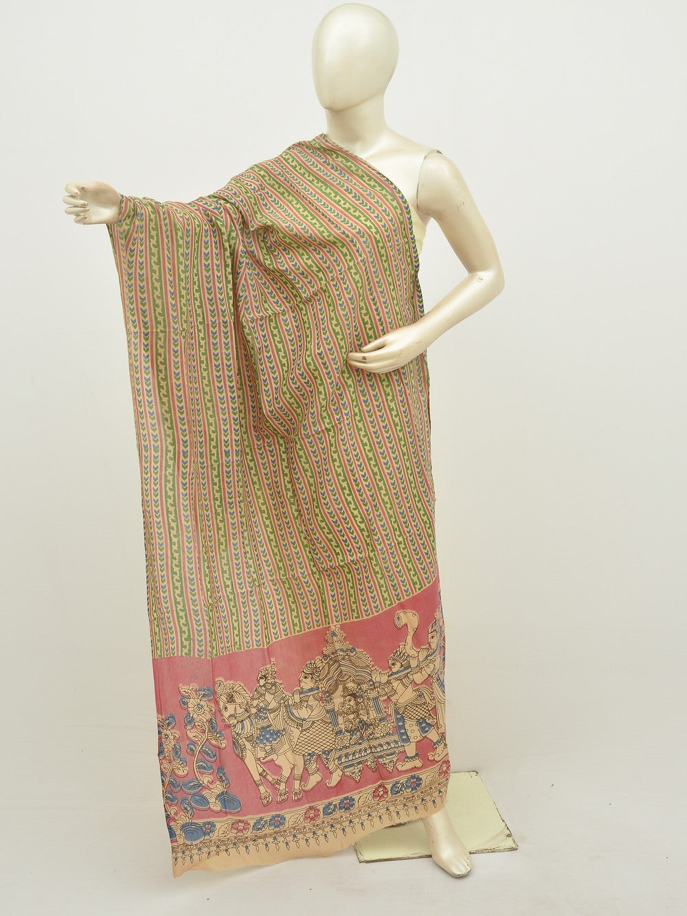 Kalamkari Silk Chunnis [D20122042]