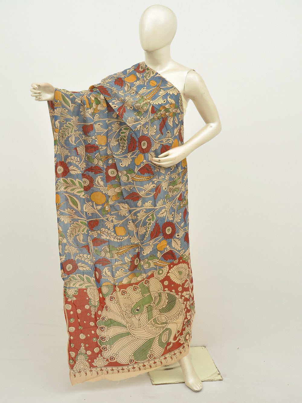 Kalamkari Silk Chunnis [D20122044]